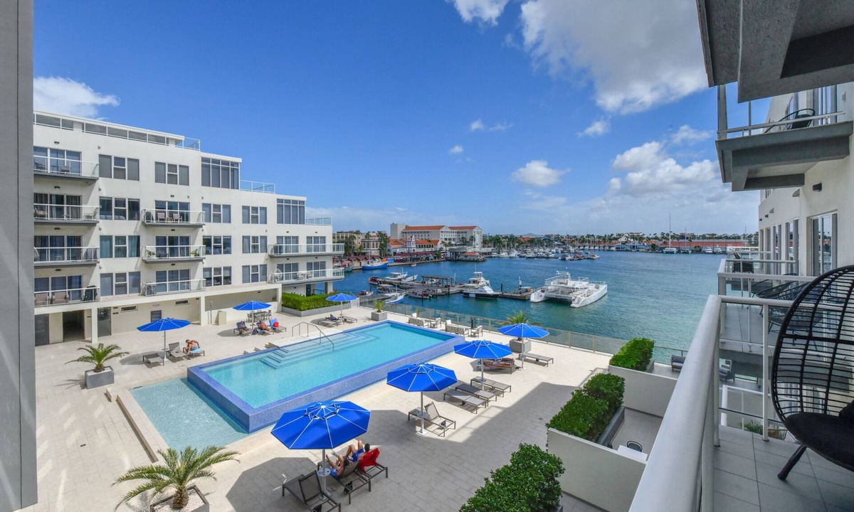 Oranjestad-West Condo | Harbour house 2b2b Luxury Condo in the heart of downtown Aruba