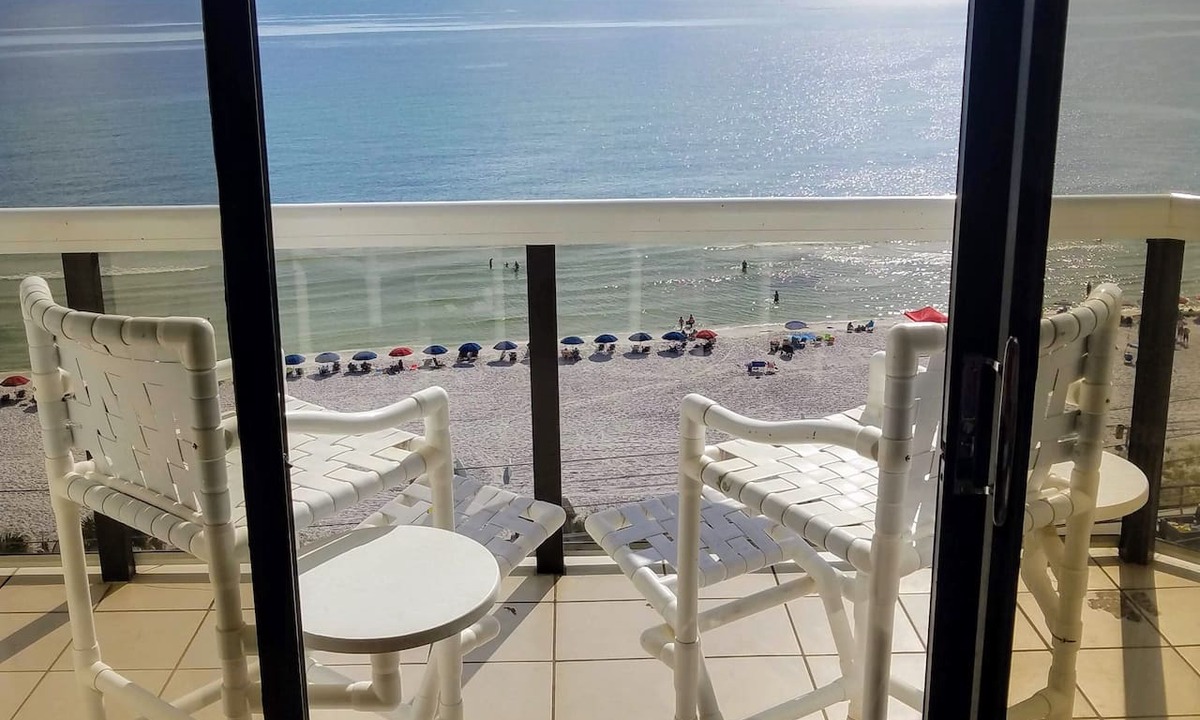 Miramar Beach Condo | Surfside Resort Miramar Beach, Awesome Beach views, Beach Chairs & umbrella
