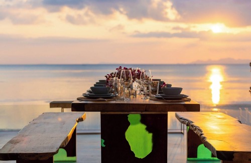 Na Thon Villa | 5 min to Seatran ferry! Private villa with a Panoramic view of the Samui sunset.