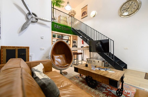 Barajas Apartment | (ALG310B) Spacious and modern loft with private terrace