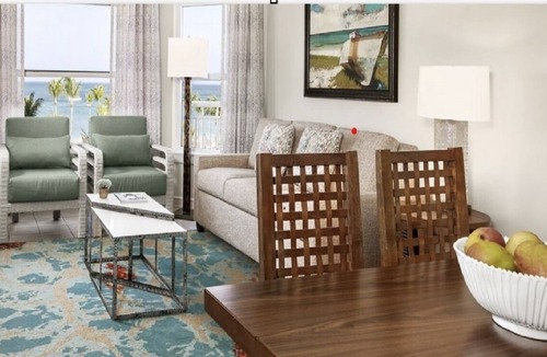Opal House | Marriott's Aruba Surf Clubn1 Guest room, Queen, Sofa bed, Oceanside, Balcony