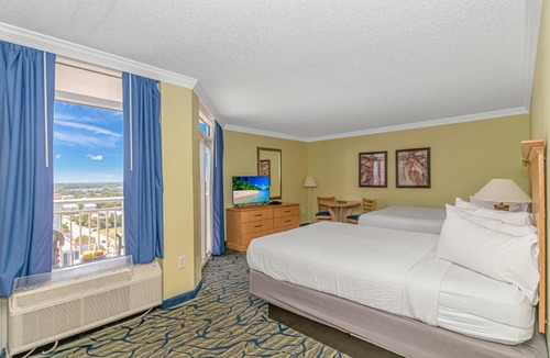 Myrtle Beach House | Modern Ocean View Studio with Indoor and Outdoor Pools! Paradise Resort 1711 - Sleeps 4 Guests!