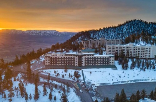 Tahoe Village Villa | Mountain View Villa with Pool + Hot Tub Access