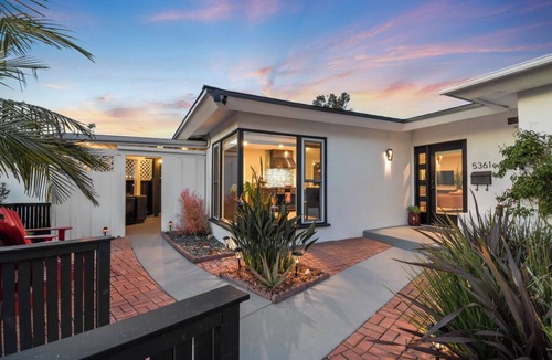 La Jolla Mesa House | Ocean view, pool, gourmet kitchen, outdoor oasis near La Jolla! Sleeps 9!