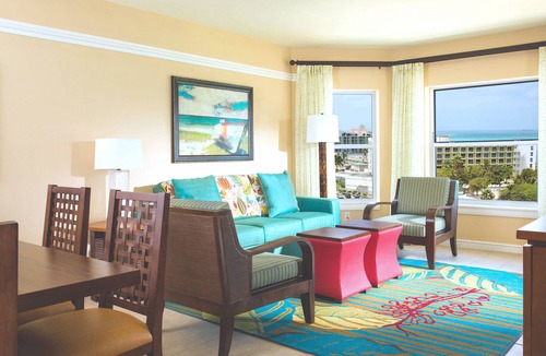 Palm Beach Resort | Oceanfront - 1 Bedroom - Marriott's Aruba Surf Club - Full Resort Access