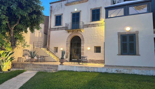 A typical 19th-century Sicilian dimora with tuff finishes and stunning view