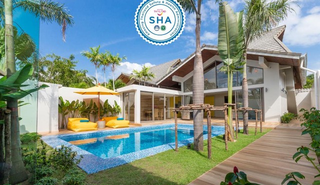 Beachside Villa Mai Tai with private non-chlorine pool