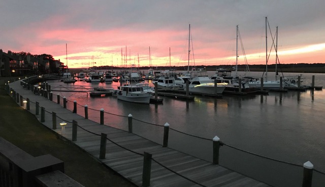 Beautiful Waterfront Villa on Deep Water At Bohicket Marina, Seabrook Island, SC