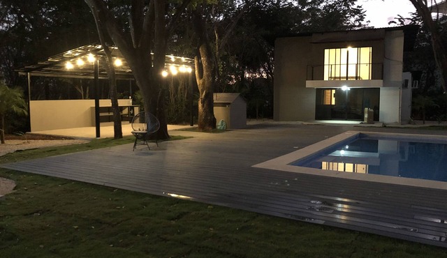 Blue Window Villa with pool view
