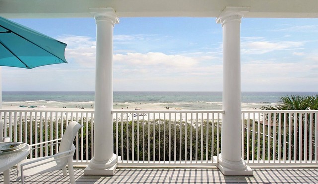GULF FRONT OASIS, PRIVATE HEATED POOL-opt, 5 BR, GORGEOUS BEACH VIEWS, Sleeps 12