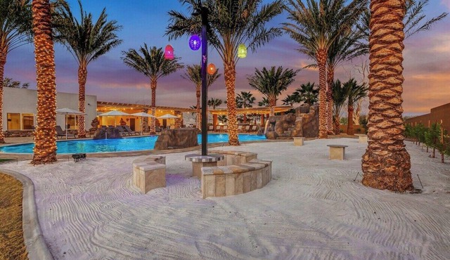 Imagine stepping into a sprawling estate nestled amidst lush greenery, a piece of luxury and comfort in Indio