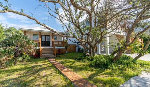 Paradise Found! Just steps to the sand with this Villa on Vilano Beach. in St. Augustine