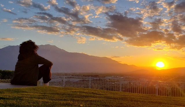Pristine Home w/Panoramic Mountain & Desert Views! A step above — LITERALLY —