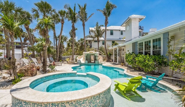 Siesta Home with Pool & Waterslide - Sunset Splash in Siesta Key