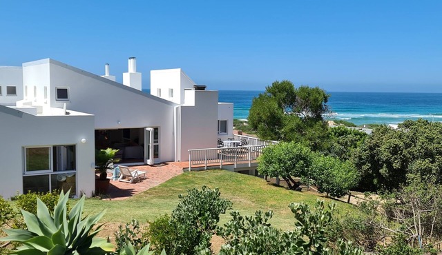 stone’s throw from the beach with spectacular sea views.