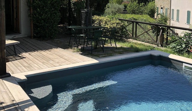 Stunning private villa with WIFI, private pool, A/C, TV, patio and panoramic view, close to Cort.