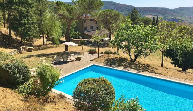 Typical house with large pool and lovely views