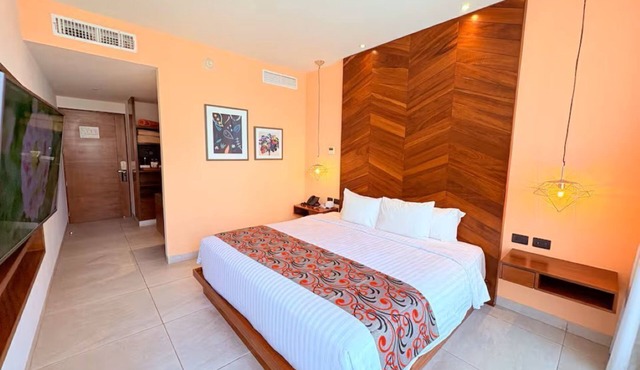 Unique Deluxe King with a beautiful rooftop and pool in Playa del Carmen