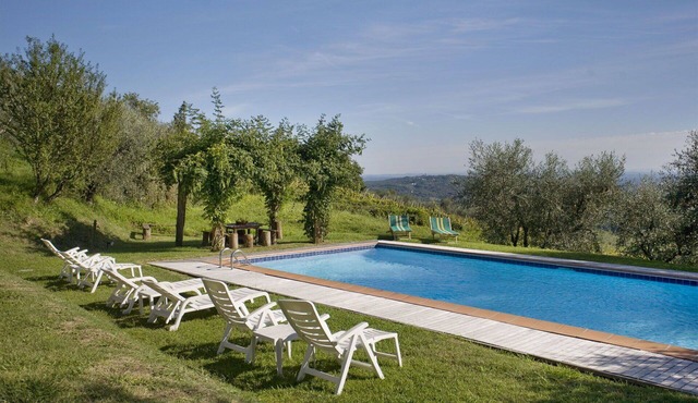 Wonderful villa with private pool, WIFI, hot tub, A/C, TV, patio and panoramic view, close to L.