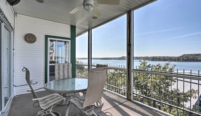 Lake-view Pool + Boat Slip! Ozarks Condo